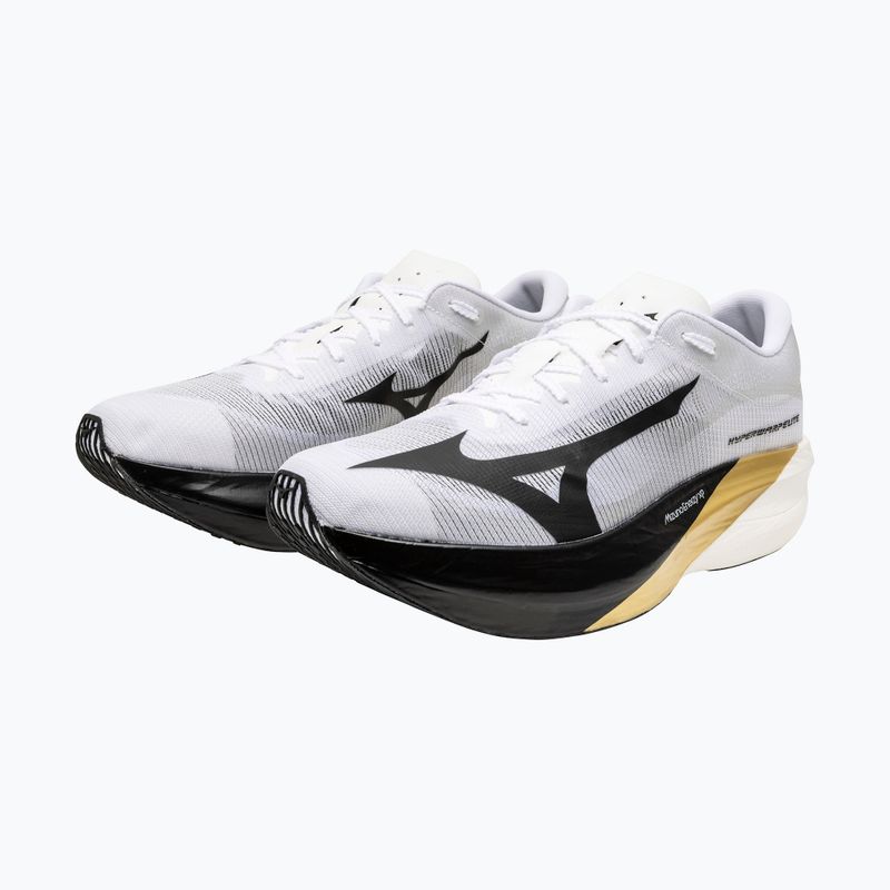 Running shoes Mizuno Hyperwarp Elite white/black/gold 2