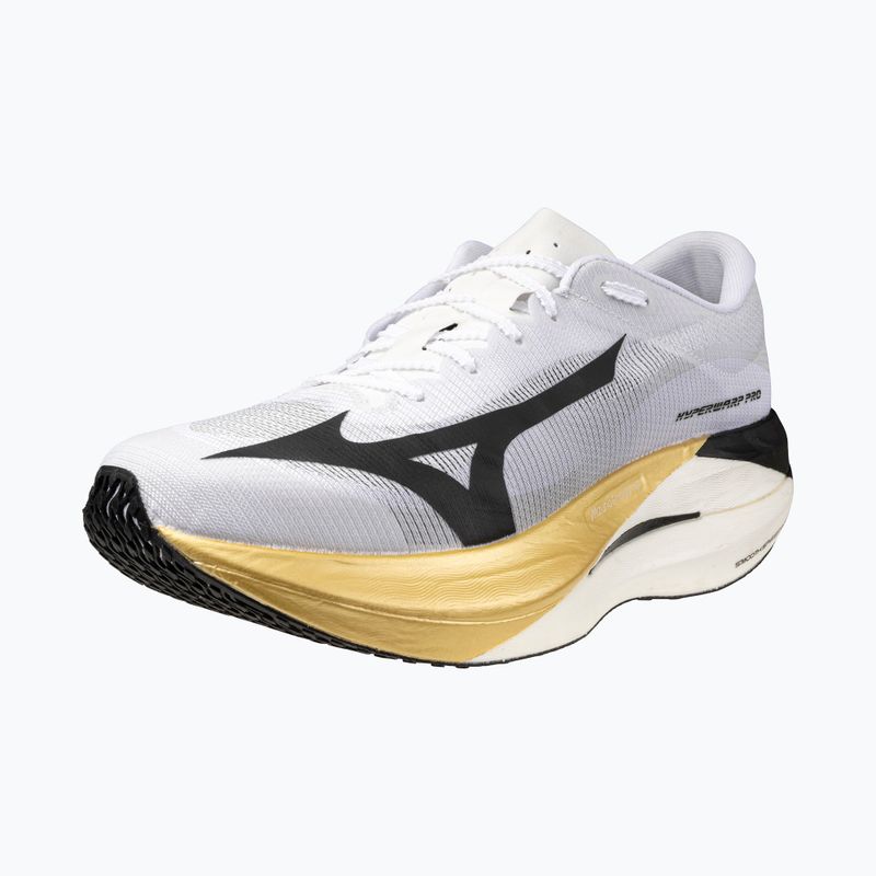 Running shoes Mizuno Hyperwarp Pro white/black/gold 3