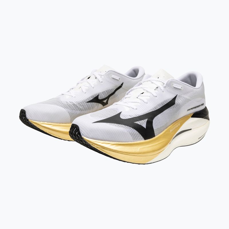 Running shoes Mizuno Hyperwarp Pro white/black/gold 5