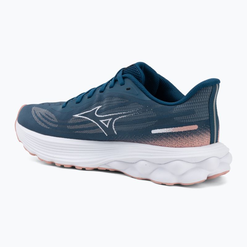 Women's running shoes Mizuno Wave Skyrise 7 sailor blue/white/rose elegance 3