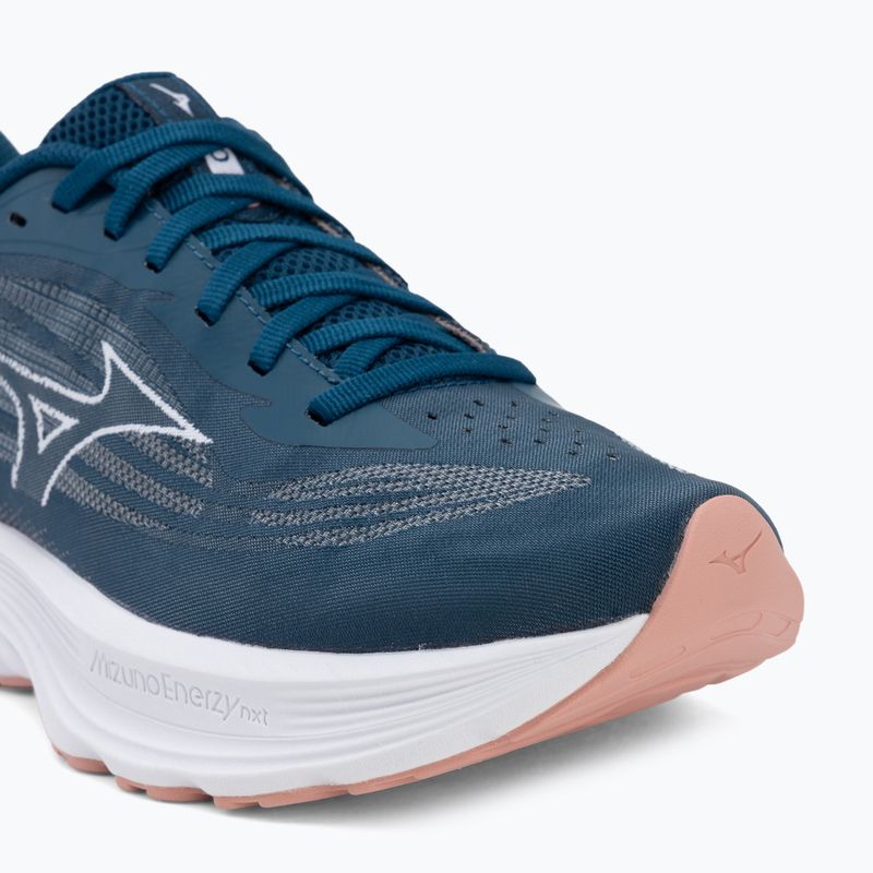 Women's running shoes Mizuno Wave Skyrise 7 sailor blue/white/rose elegance 7