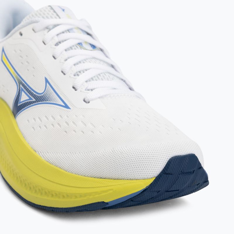 Women's running shoes Mizuno Fortrush white/ultramarine/fortune yellow 7