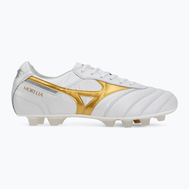 Football boots Mizuno Morelia II Japan FG white/football gold/galaxy silver 2