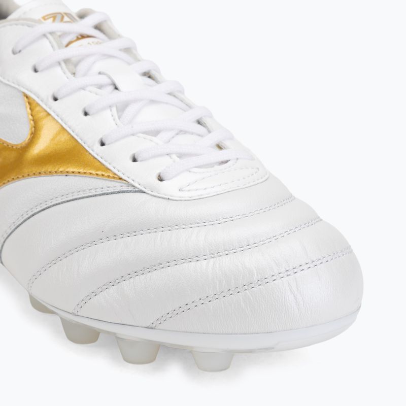 Football boots Mizuno Morelia II Elite FG white/football gold/galaxy silver 7