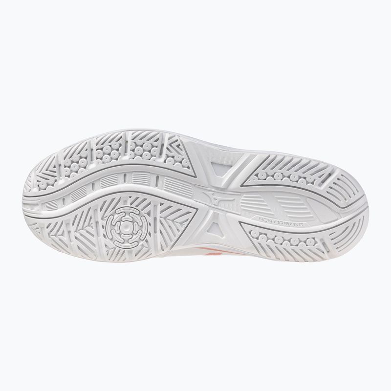 Women's volleyball shoes Mizuno Cyclone Speed 5 white/rose elegance/lava falls 2