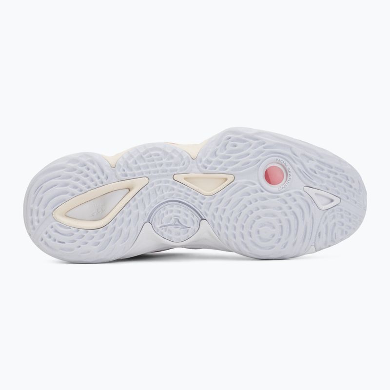 Women's volleyball shoes Mizuno Wave Momentum Elite Mid white/rose elegance/lava falls 4
