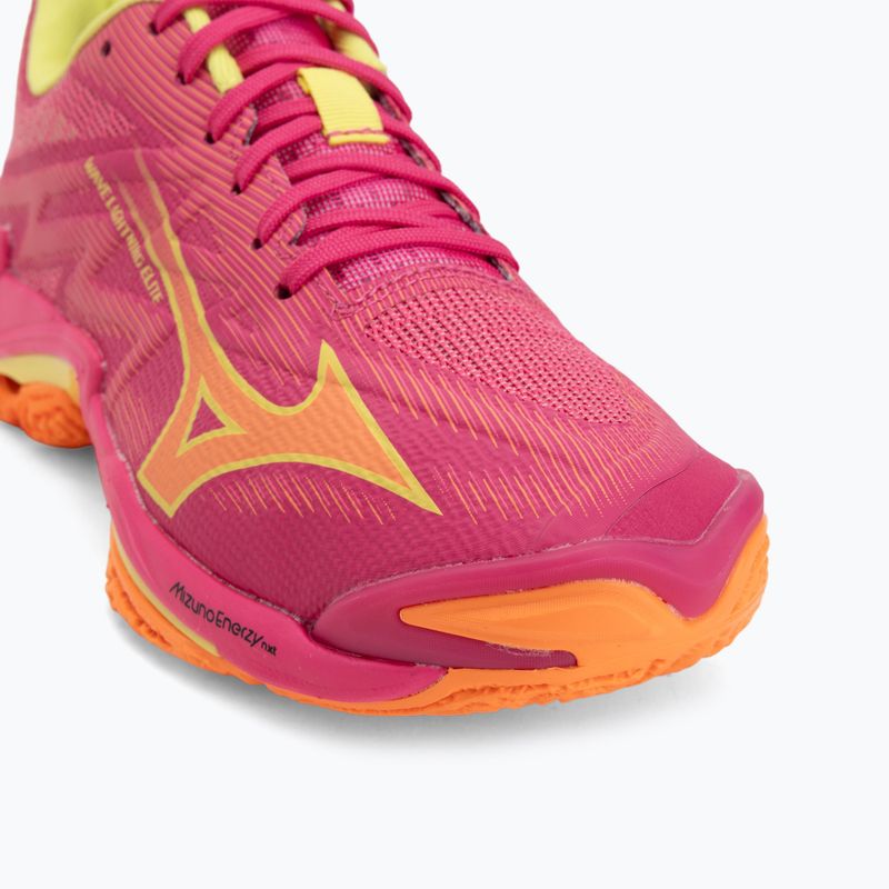 Volleyball shoes Mizuno Wave Lightning Elite pink tetra/fortune yellow/ligh 7