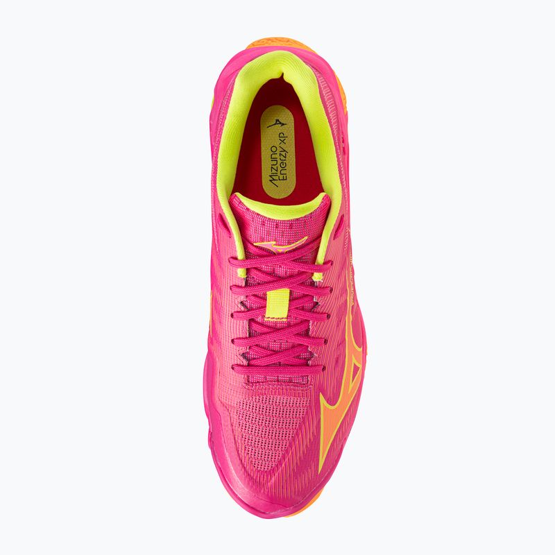 Volleyball shoes Mizuno Wave Lightning Elite pink tetra/fortune yellow/ligh 5