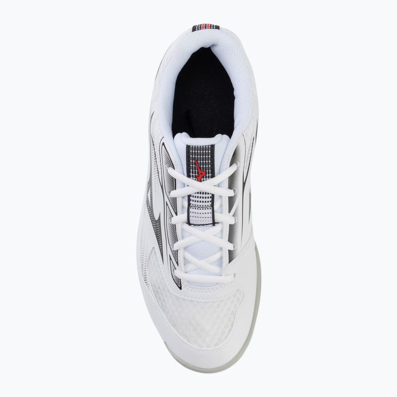 Volleyball shoes Mizuno Cyclone Speed 5 white/black/fiery red 5