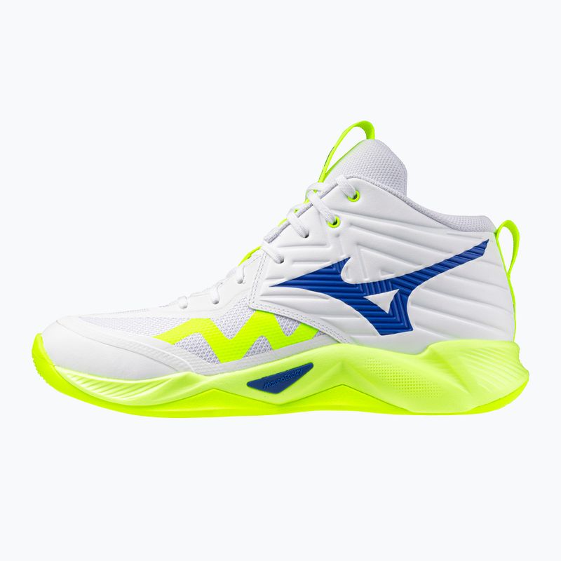 Volleyball shoes Mizuno Wave Momentum Pro Mid white/lightning yellow/dazzling blue 8