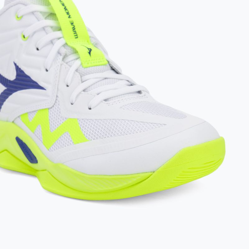 Volleyball shoes Mizuno Wave Momentum Pro Mid white/lightning yellow/dazzling blue 7