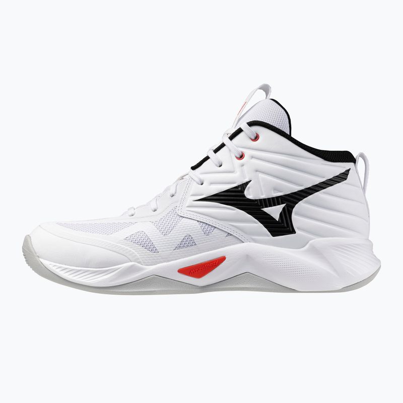 Volleyball shoes Mizuno Wave Momentum Pro Mid white/black/fiery red 8