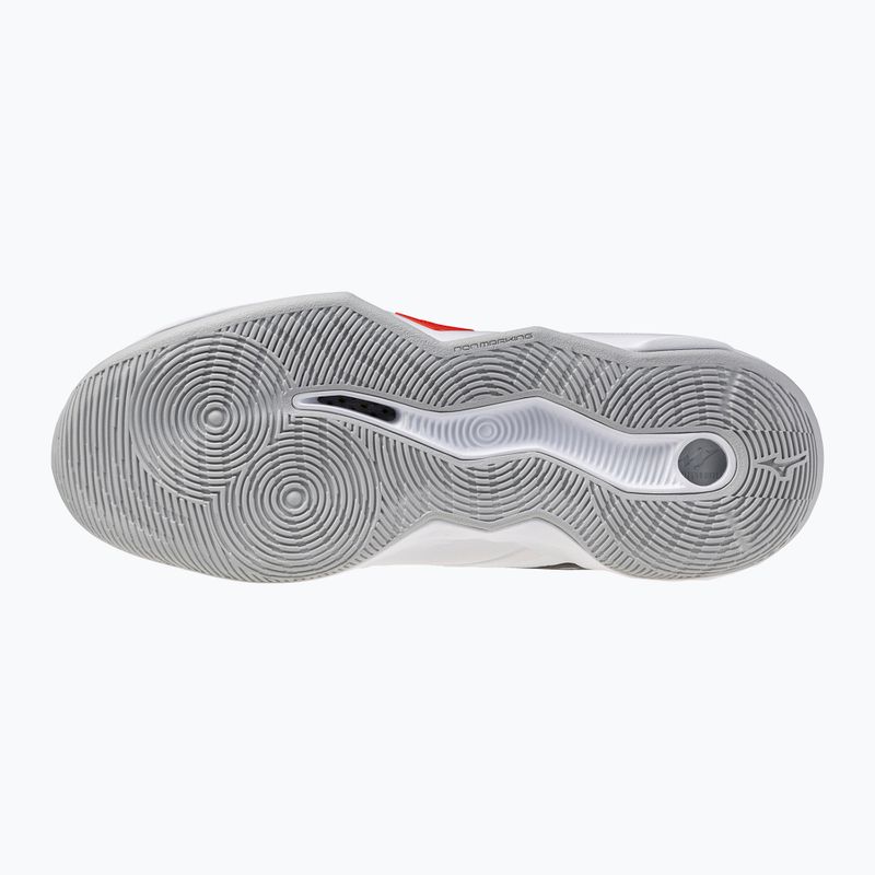 Volleyball shoes Mizuno Wave Momentum Pro Mid white/black/fiery red 9