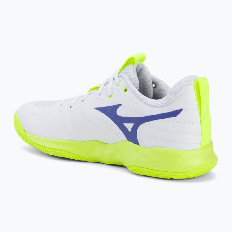 Volleyball shoes Mizuno Wave Momentum Pro white/lightning yellow/dazzling blue 3