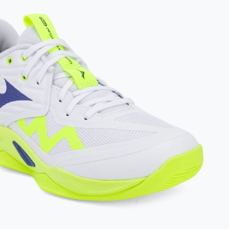Volleyball shoes Mizuno Wave Momentum Pro white/lightning yellow/dazzling blue 7