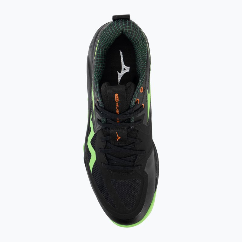 Volleyball shoes Mizuno Wave Momentum Pro black/glowing apple/mandarin orange 5