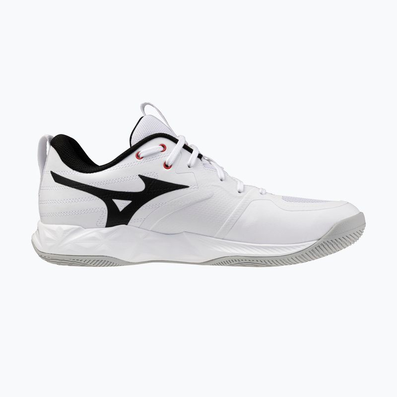 Volleyball shoes Mizuno Wave Momentum Pro white/black/fiery red 2
