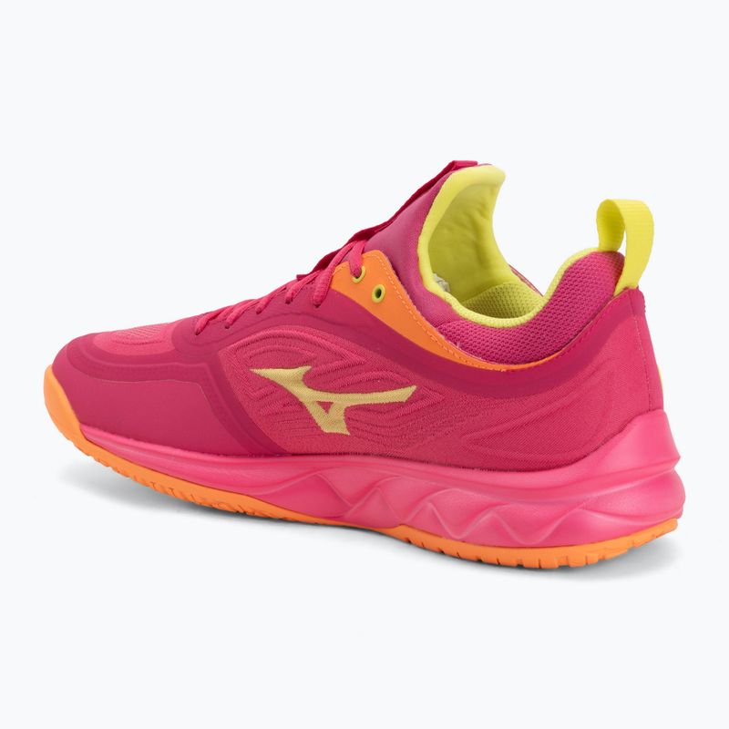 Volleyball shoes Mizuno Wave Luminous 3 mugen pink tetra/fortune yellow/ligh 3