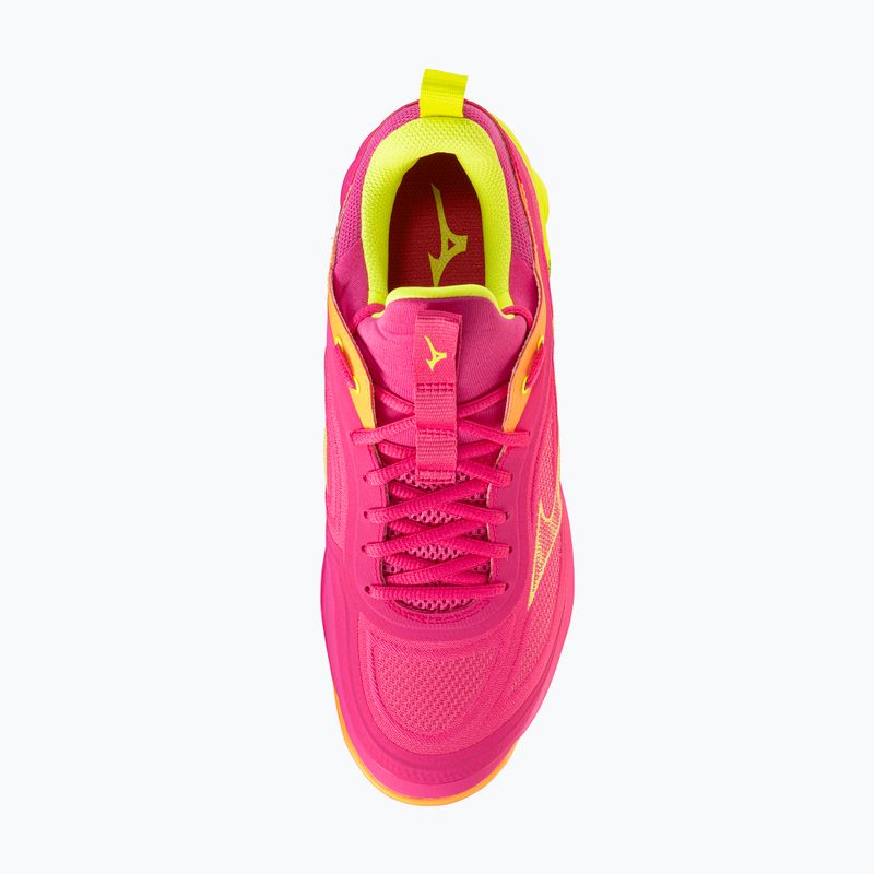 Volleyball shoes Mizuno Wave Luminous 3 mugen pink tetra/fortune yellow/ligh 5