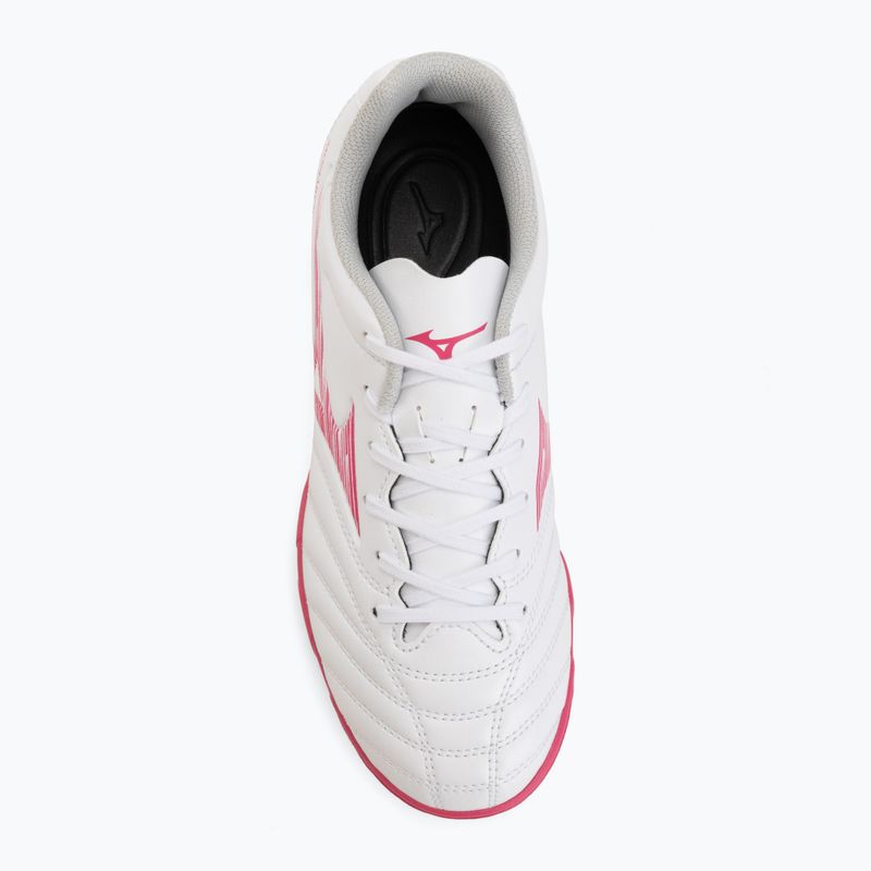 Children's football boots Mizuno Monarcida Neo III Select Jr AS white/fuchsia purple 5