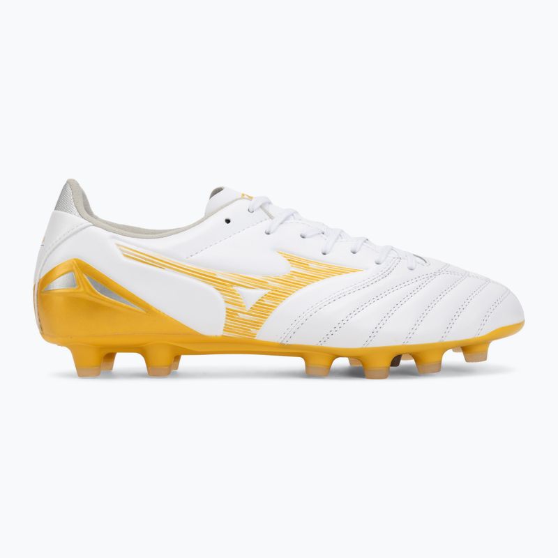 Football boots Mizuno Morelia Neo IV Pro FG white/mp gold/cool gray 3c 2
