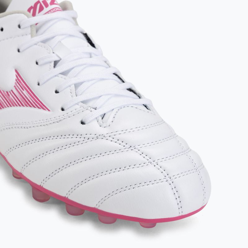 Football boots Mizuno Morelia Neo IV Pro AG white/fuchsia purple/fuchsia purple 7
