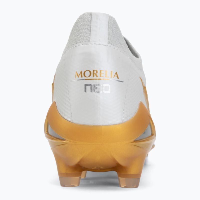 Football boots Mizuno Morelia Neo IV Beta Japan FG white/mp gold/cool gray 3c 6