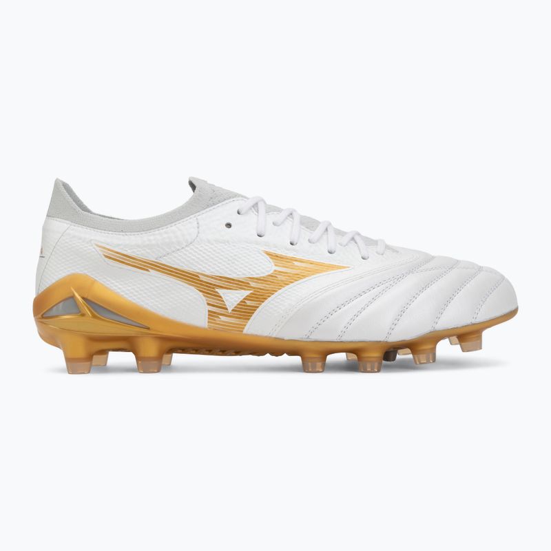 Football boots Mizuno Morelia Neo IV Beta Elite FG white/mp gold/cool gray 3c 2