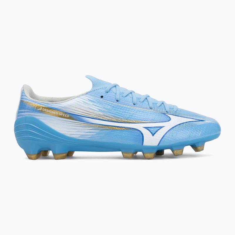 Football boots Mizuno Alfa III Pro FG celeste/white 2