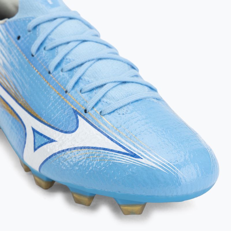 Football boots Mizuno Alfa III Pro FG celeste/white 7