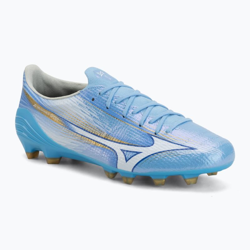 Football boots Mizuno Alfa III Elite FG celeste/white