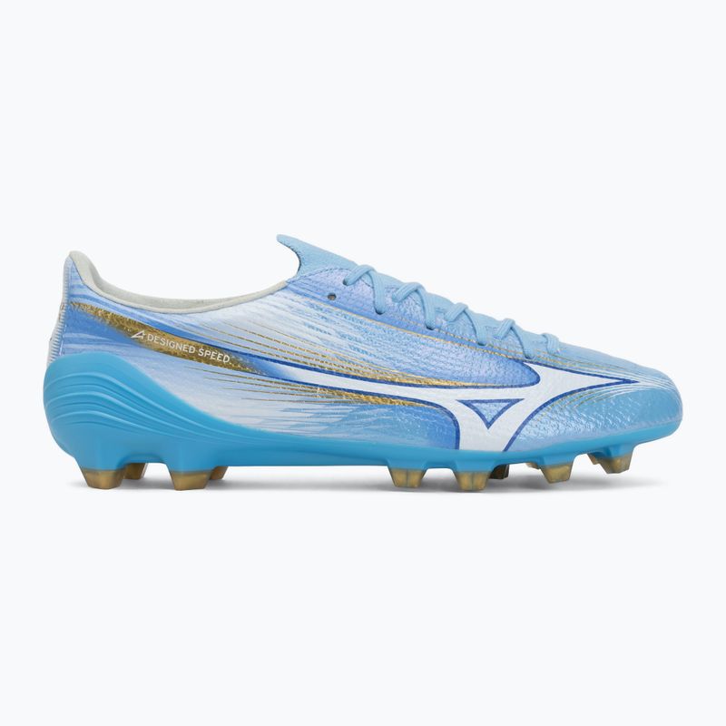 Football boots Mizuno Alfa III Elite FG celeste/white 2
