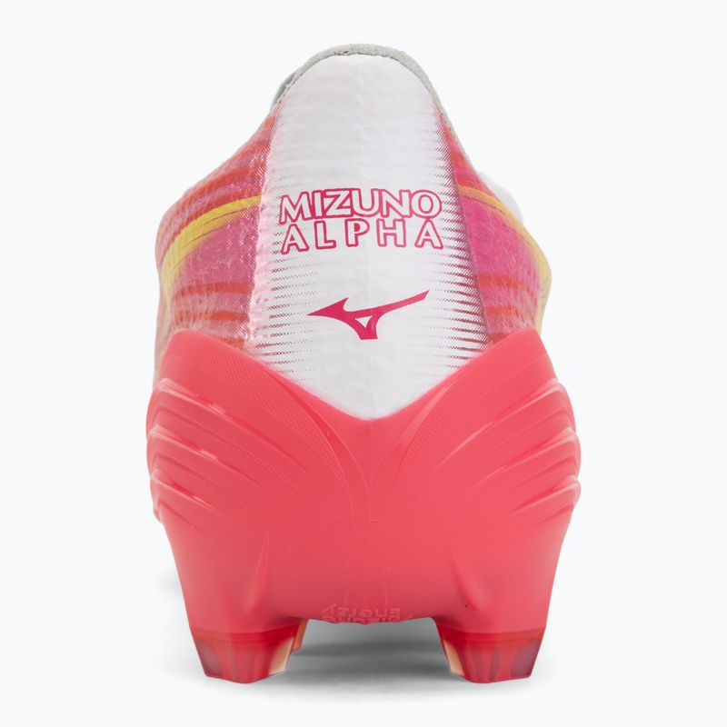 Football boots Mizuno Alfa III Elite FG white/fuchsia purple 6