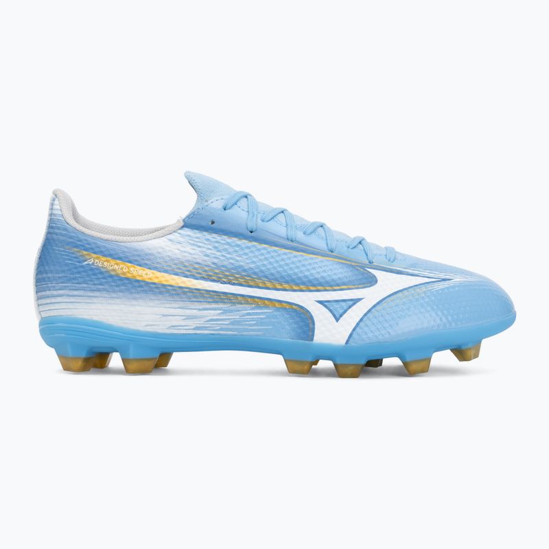 Football boots Mizuno Alfa III Select FG celeste/white 2