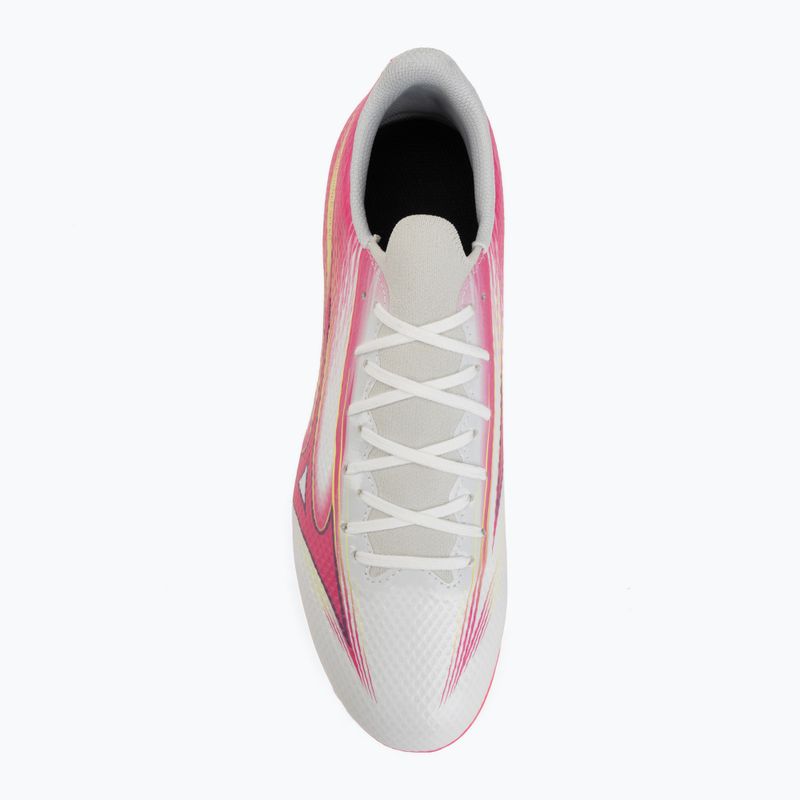 Football boots Mizuno Alfa III Select FG white/fuchsia purple 5