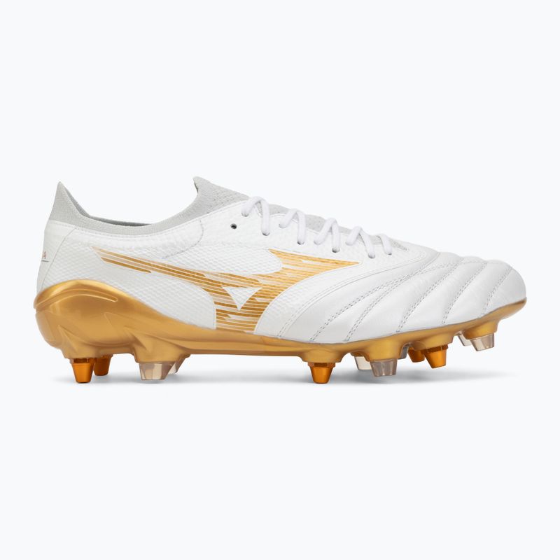 Football boots Mizuno Morelia Neo IV Beta Elite Mix white/mp gold/cool gray 3c 2