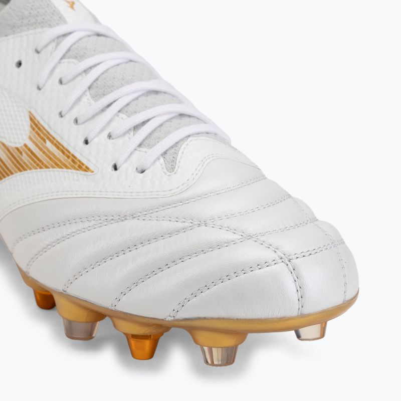 Football boots Mizuno Morelia Neo IV Beta Elite Mix white/mp gold/cool gray 3c 7