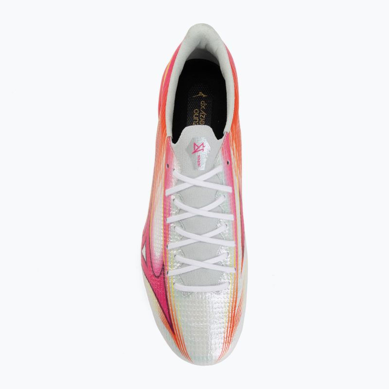 Football boots Mizuno Alpha III Japan Mix white/fuchsia purple 5