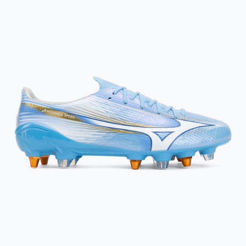 Football boots Mizuno Alfa III Elite Mix celeste/white 2