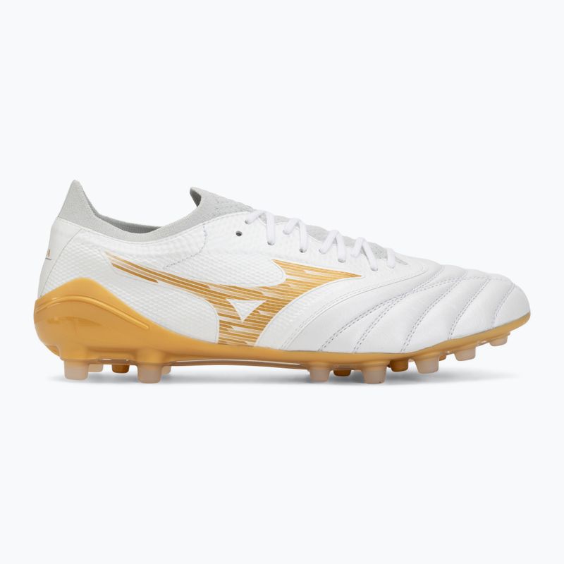 Football boots Mizuno Morelia Neo IV Beta Elite AG white/mp gold/cool gray 3c 2
