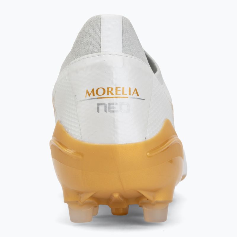 Football boots Mizuno Morelia Neo IV Beta Elite AG white/mp gold/cool gray 3c 6