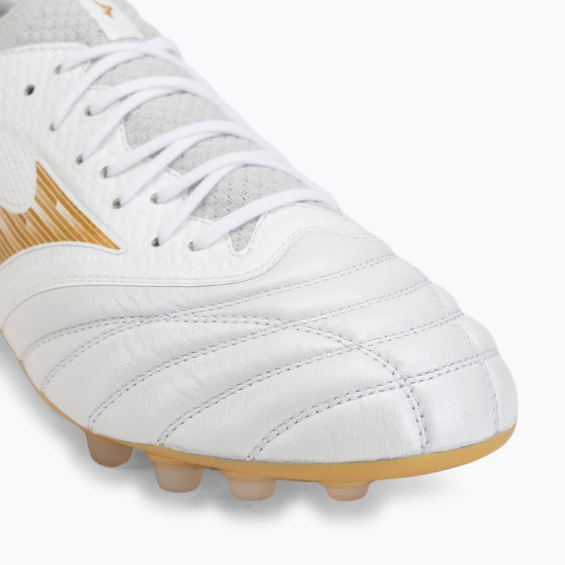 Football boots Mizuno Morelia Neo IV Beta Elite AG white/mp gold/cool gray 3c 7