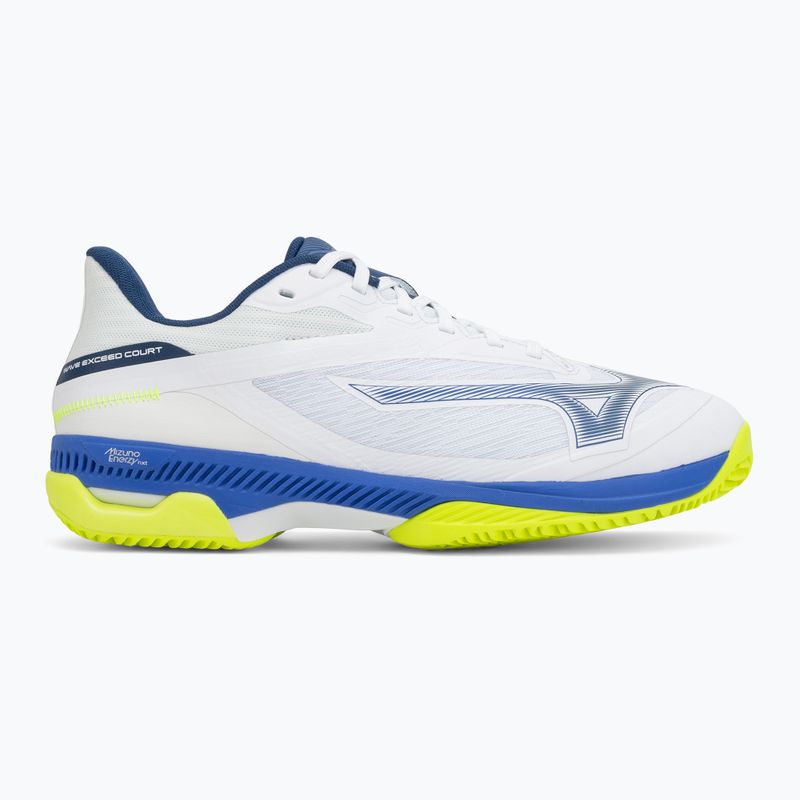 Tennis shoes Mizuno Wave Exceed Court CC white/dazzling blue/lightning 2