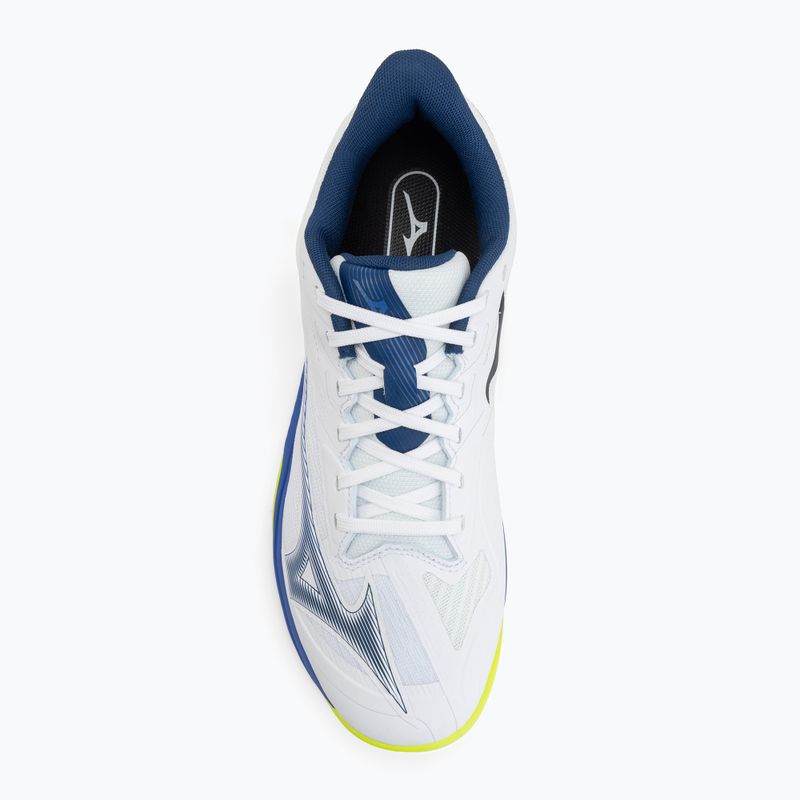 Tennis shoes Mizuno Wave Exceed Court CC white/dazzling blue/lightning 5