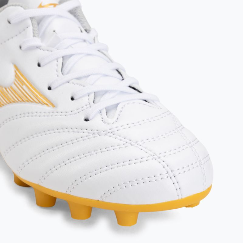 Children's football boots Mizuno Monarcida Neo III Select FG white/mp gold 7