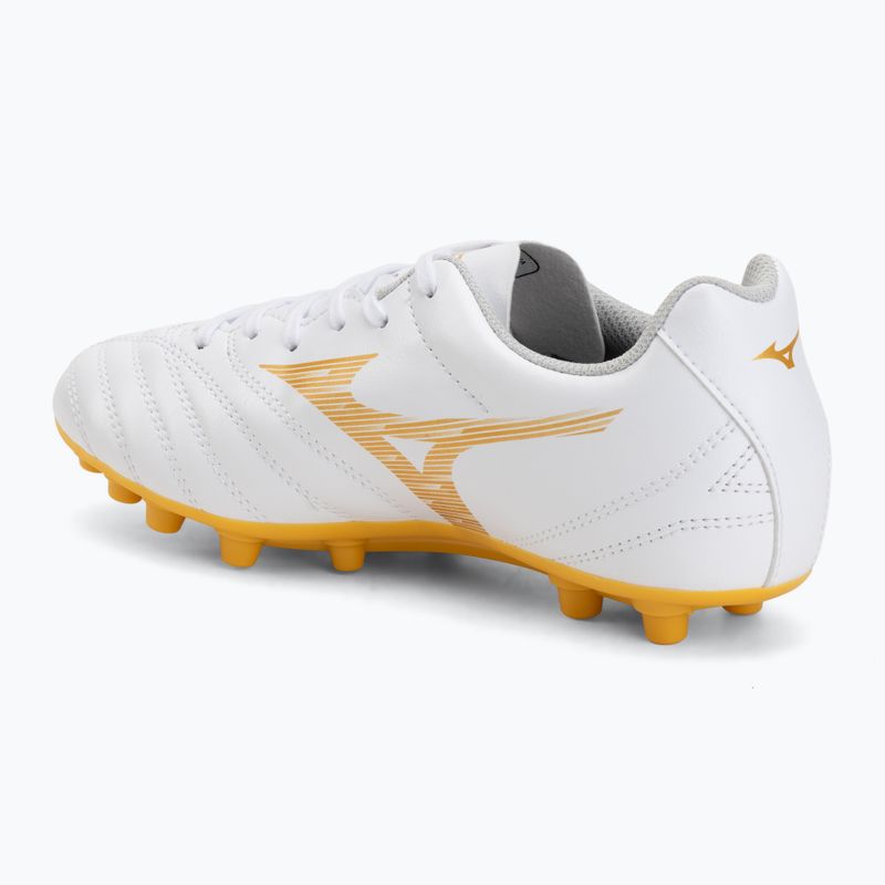 Children's football boots Mizuno Monarcida Neo III Select AG white/mp gold 3