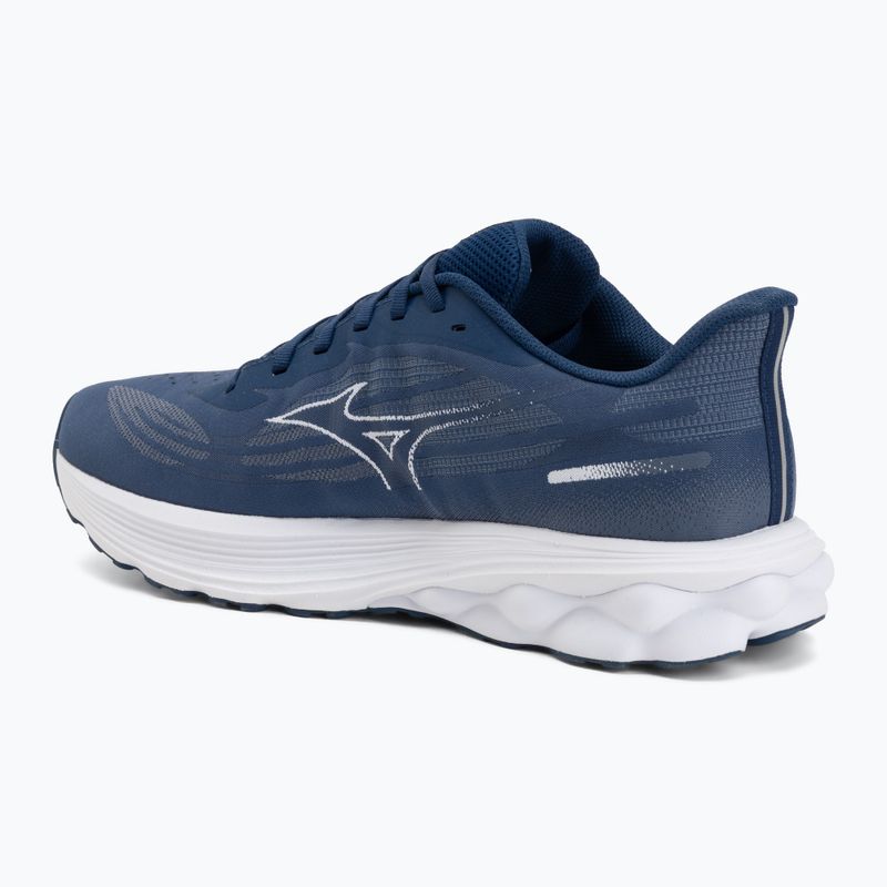 Men's running shoes Mizuno Wave Skyrise 7 estate blue/white/coral rose 3
