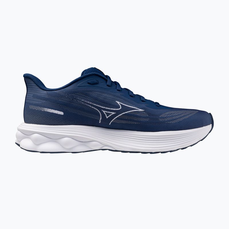 Men's running shoes Mizuno Wave Skyrise 7 estate blue/white/coral rose 2