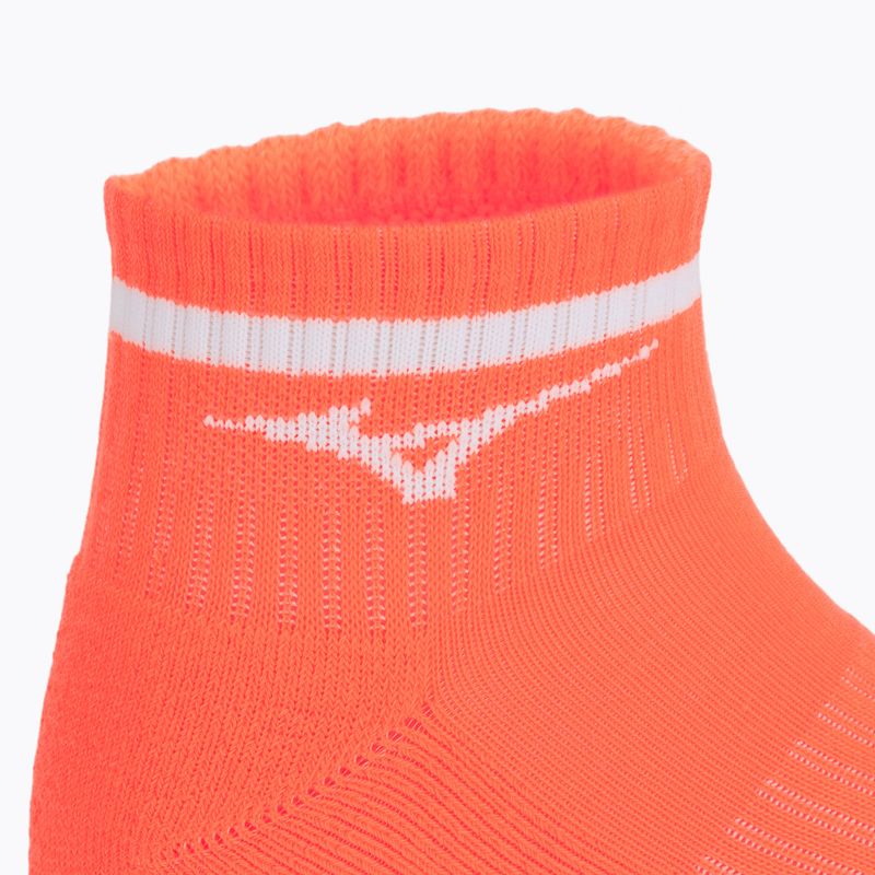 Socks Mizuno Training Mid With Line Lava Orange 3
