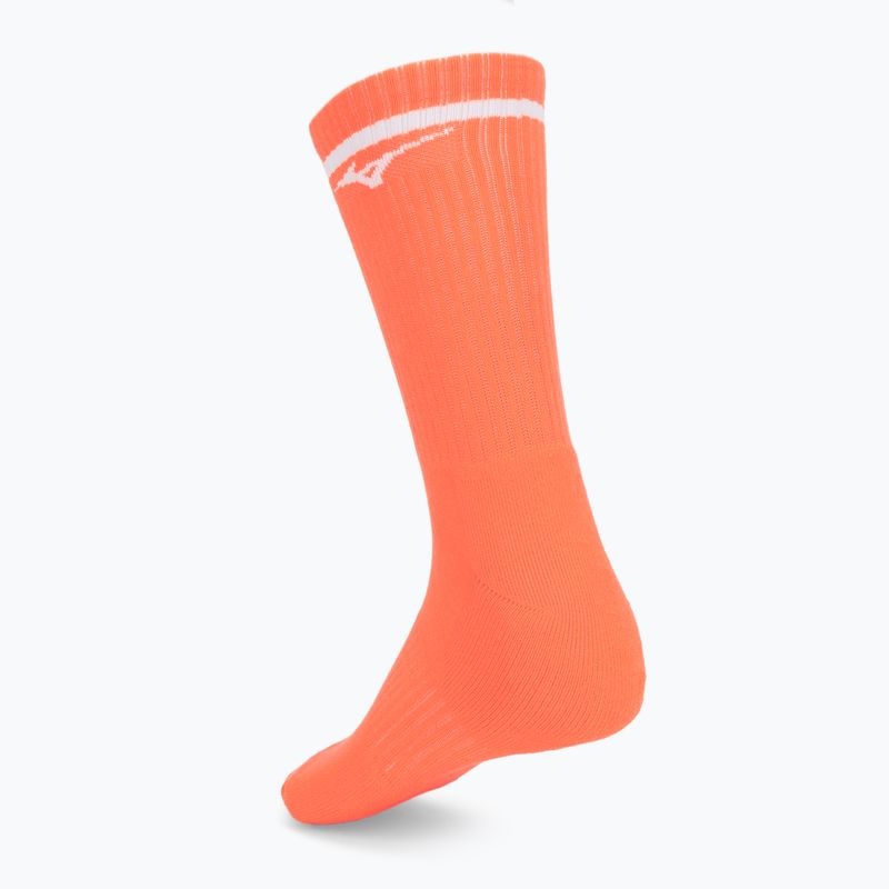 Socks Mizuno Training With Line Lava Orange 2